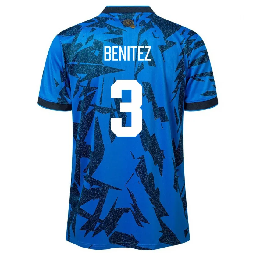 Danxen Kinder El Salvador Carolina Benitez #3 Blau Heimtrikot Trikot 24-26 T-Shirt Schweiz
