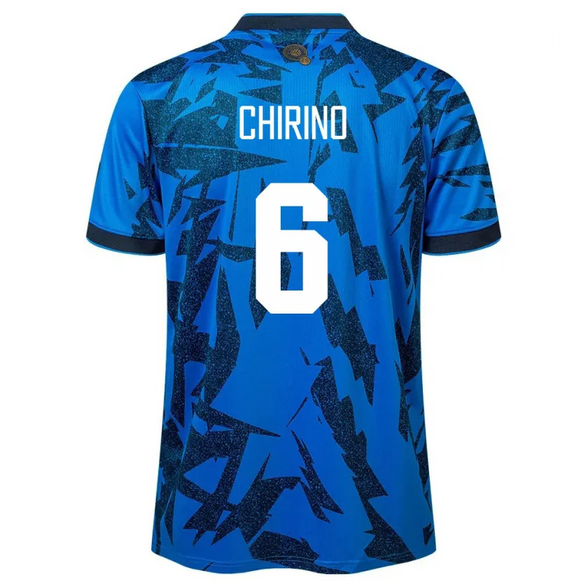 Danxen Kinder El Salvador Alejandra Chirino #6 Blau Heimtrikot Trikot 24-26 T-Shirt Schweiz