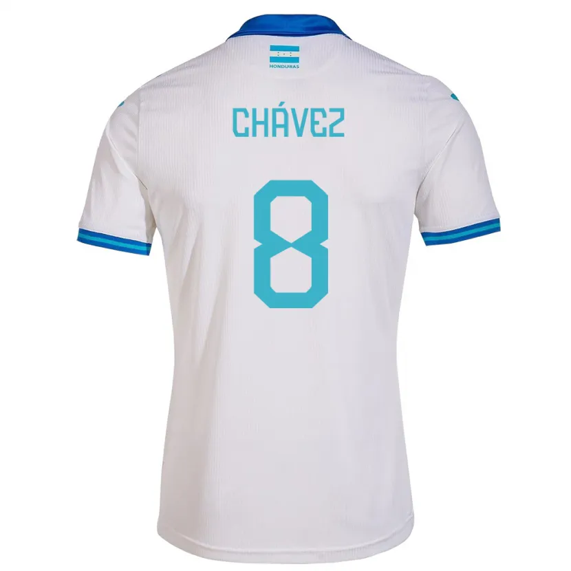 Danxen Kinder Honduras Gerson Chávez #8 Weiß Heimtrikot Trikot 24-26 T-Shirt Schweiz