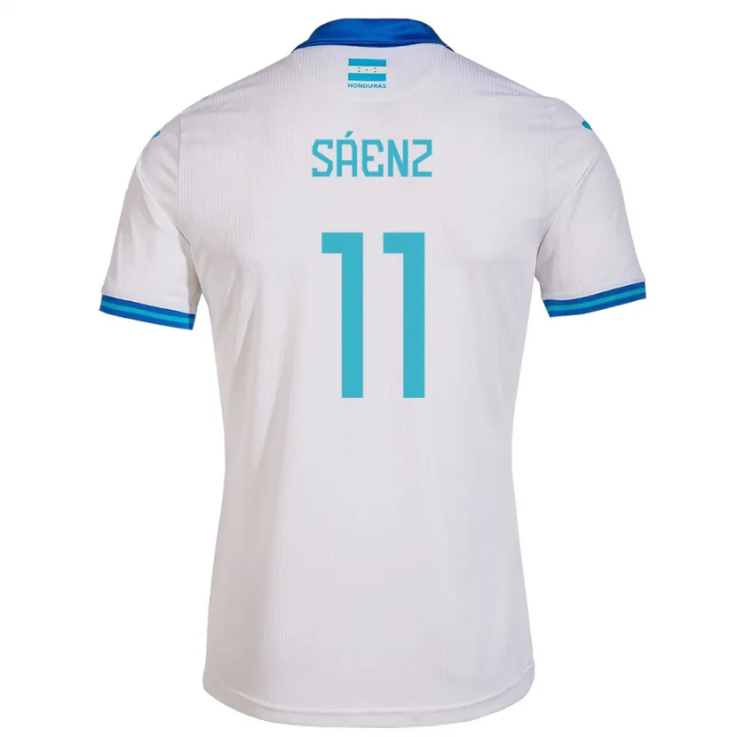 Danxen Kinder Honduras Bryan Sáenz #11 Weiß Heimtrikot Trikot 24-26 T-Shirt Schweiz