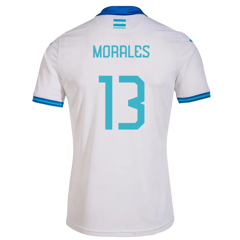 Danxen Kinder Honduras Maikol Morales #13 Weiß Heimtrikot Trikot 24-26 T-Shirt Schweiz