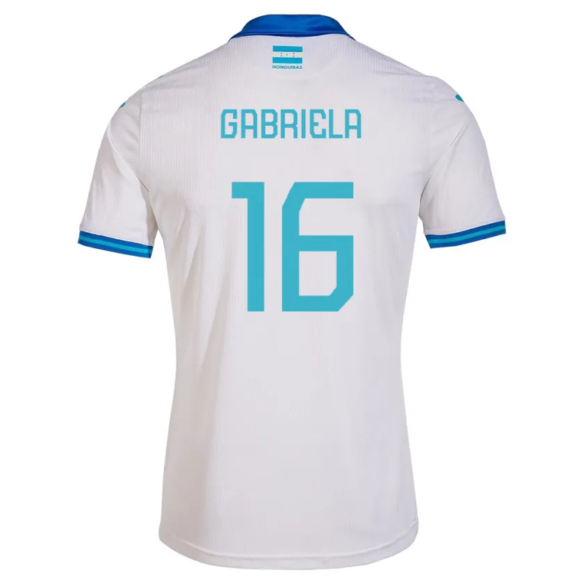 Danxen Kinder Honduras Gabriela García #16 Weiß Heimtrikot Trikot 24-26 T-Shirt Schweiz