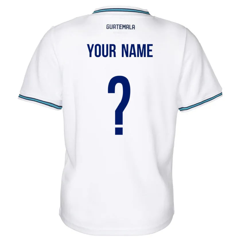 Danxen Kinder Guatemala Ihren Namen #0 Weiß Heimtrikot Trikot 24-26 T-Shirt Schweiz