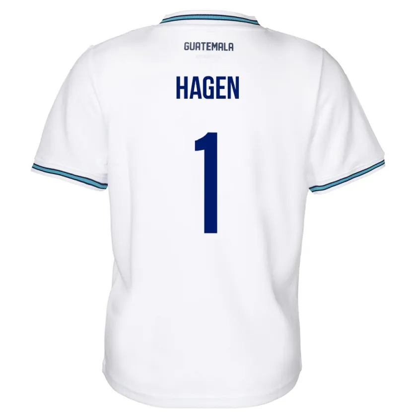 Danxen Kinder Guatemala Nicholas Hagen #1 Weiß Heimtrikot Trikot 24-26 T-Shirt Schweiz