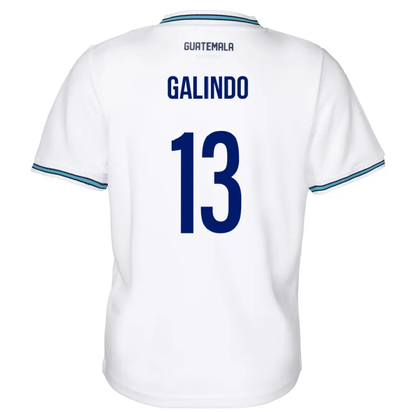 Danxen Kinder Guatemala Alejandro Galindo #13 Weiß Heimtrikot Trikot 24-26 T-Shirt Schweiz