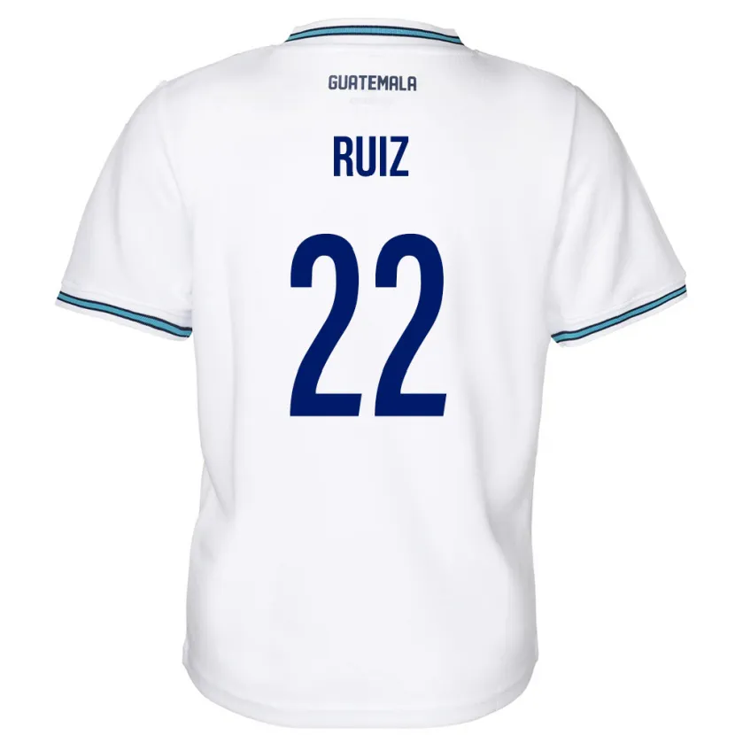 Danxen Kinder Guatemala Kevin Ruiz #22 Weiß Heimtrikot Trikot 24-26 T-Shirt Schweiz