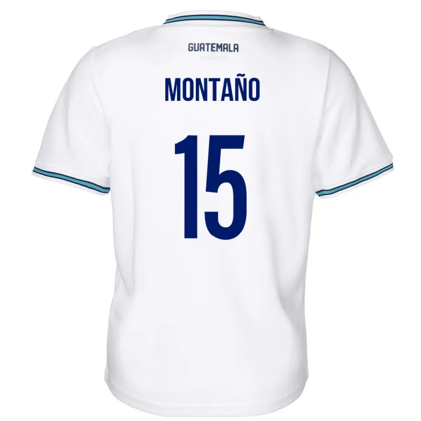 Danxen Kinder Guatemala Figo Montaño #15 Weiß Heimtrikot Trikot 24-26 T-Shirt Schweiz