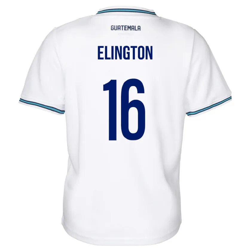 Danxen Kinder Guatemala Elvi Elington #16 Weiß Heimtrikot Trikot 24-26 T-Shirt Schweiz