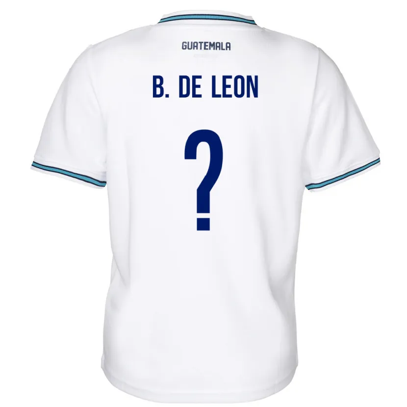 Danxen Kinder Guatemala Brandon De Leon #0 Weiß Heimtrikot Trikot 24-26 T-Shirt Schweiz