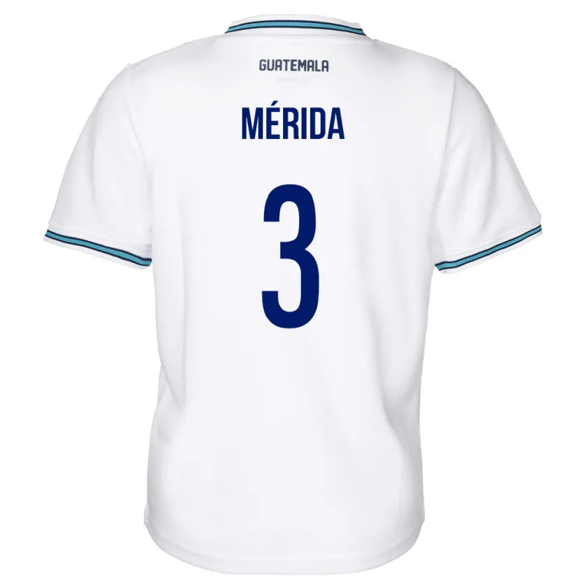 Danxen Kinder Guatemala Daniel Mérida #3 Weiß Heimtrikot Trikot 24-26 T-Shirt Schweiz
