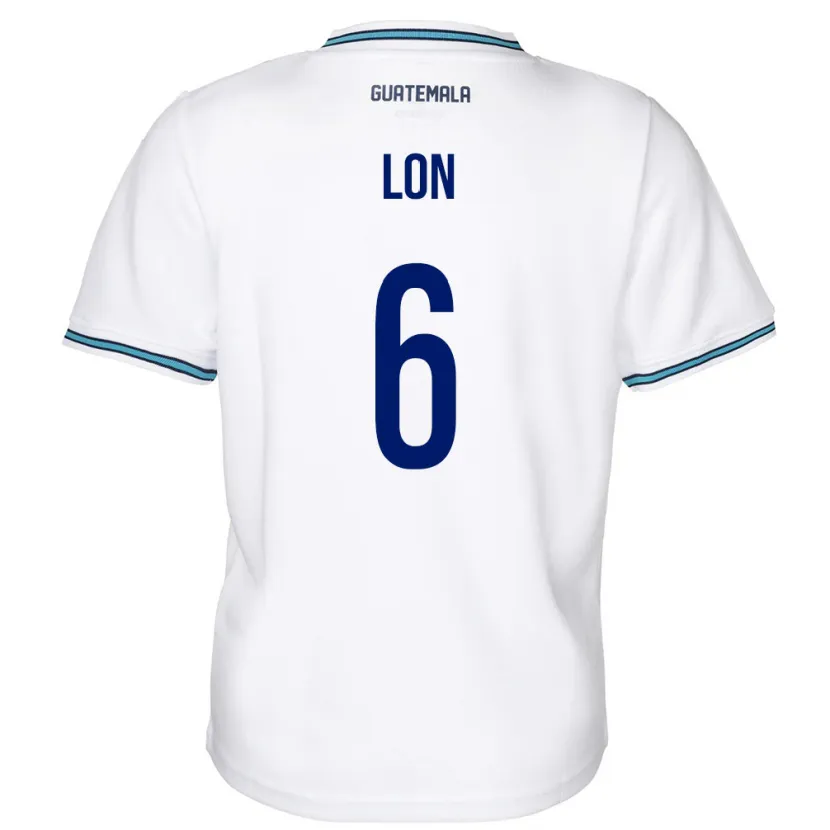 Danxen Kinder Guatemala Ariel Lon #6 Weiß Heimtrikot Trikot 24-26 T-Shirt Schweiz