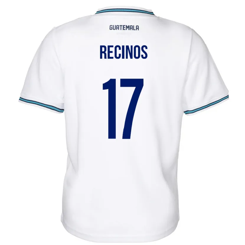 Danxen Kinder Guatemala Antony Recinos #17 Weiß Heimtrikot Trikot 24-26 T-Shirt Schweiz
