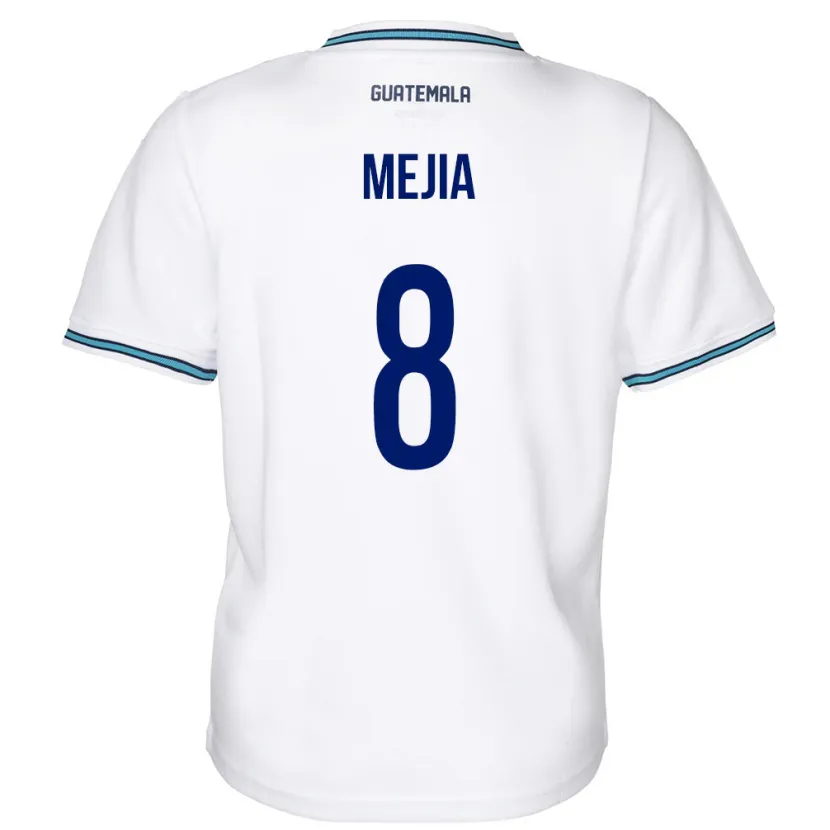 Danxen Kinder Guatemala Robert Mejia #8 Weiß Heimtrikot Trikot 24-26 T-Shirt Schweiz