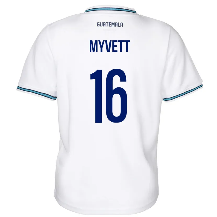 Danxen Kinder Guatemala Jemery Myvett #16 Weiß Heimtrikot Trikot 24-26 T-Shirt Schweiz
