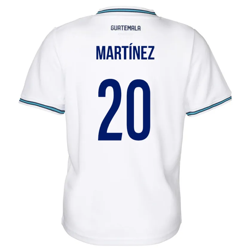 Danxen Kinder Guatemala Ana Lucía Martínez #20 Weiß Heimtrikot Trikot 24-26 T-Shirt Schweiz