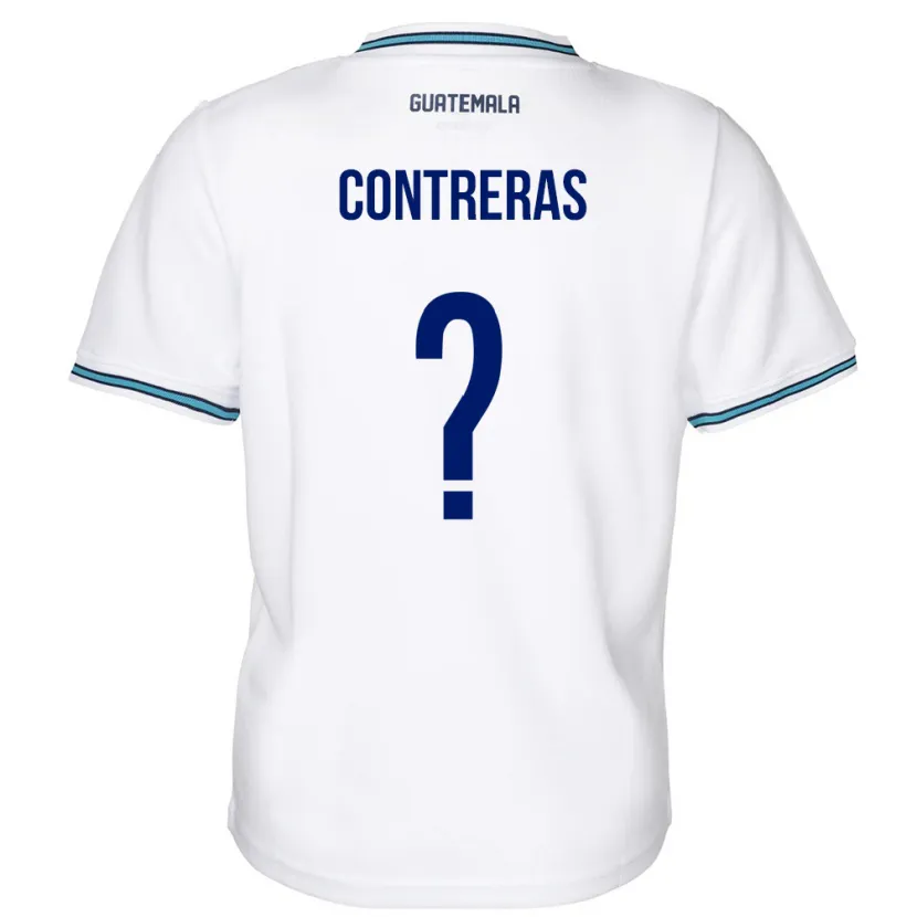 Danxen Kinder Guatemala Betzael Contreras #0 Weiß Heimtrikot Trikot 24-26 T-Shirt Schweiz