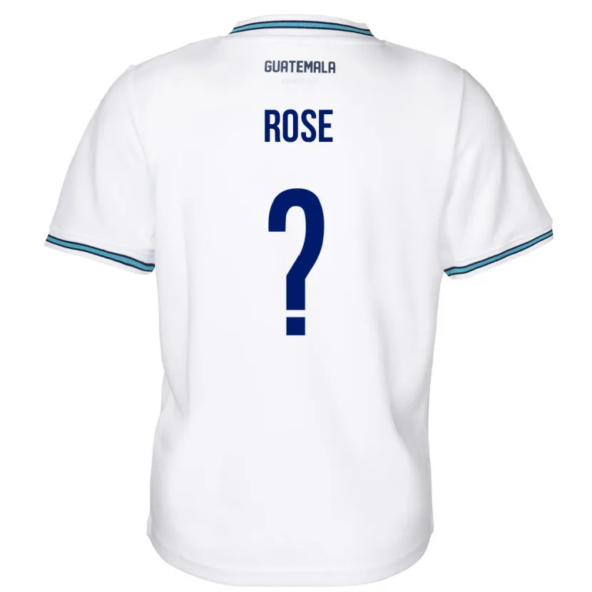 Danxen Kinder Guatemala Michelle Rose #0 Weiß Heimtrikot Trikot 24-26 T-Shirt Schweiz