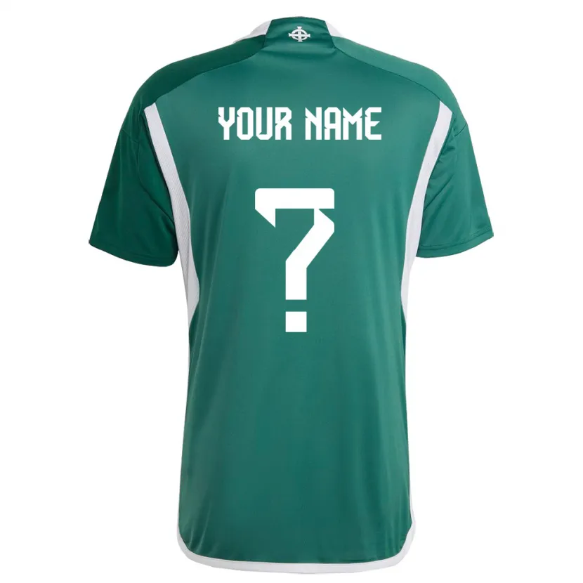 Danxen Kinder Nordirland Ihren Namen #0 Grün Heimtrikot Trikot 24-26 T-Shirt Schweiz