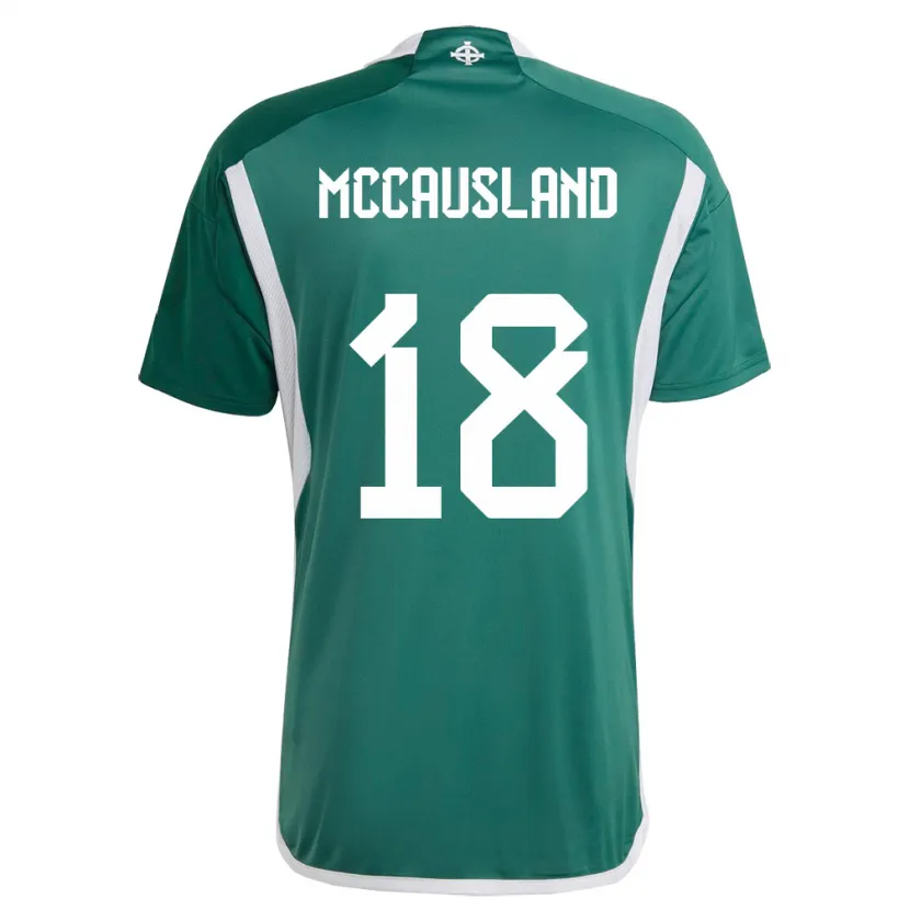 Danxen Kinder Nordirland Ross Mccausland #18 Grün Heimtrikot Trikot 24-26 T-Shirt Schweiz
