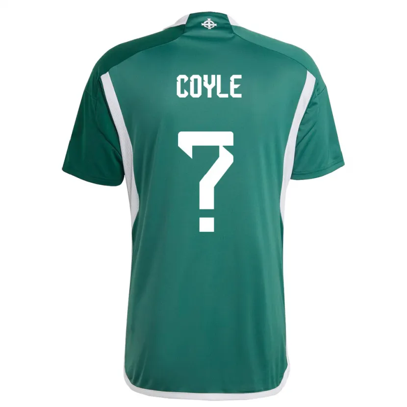 Danxen Kinder Nordirland Christian Coyle #0 Grün Heimtrikot Trikot 24-26 T-Shirt Schweiz