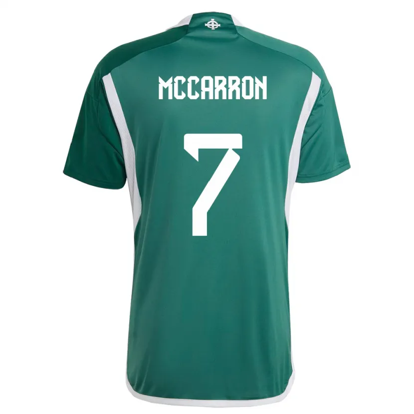 Danxen Kinder Nordirland Chloe Mccarron #7 Grün Heimtrikot Trikot 24-26 T-Shirt Schweiz
