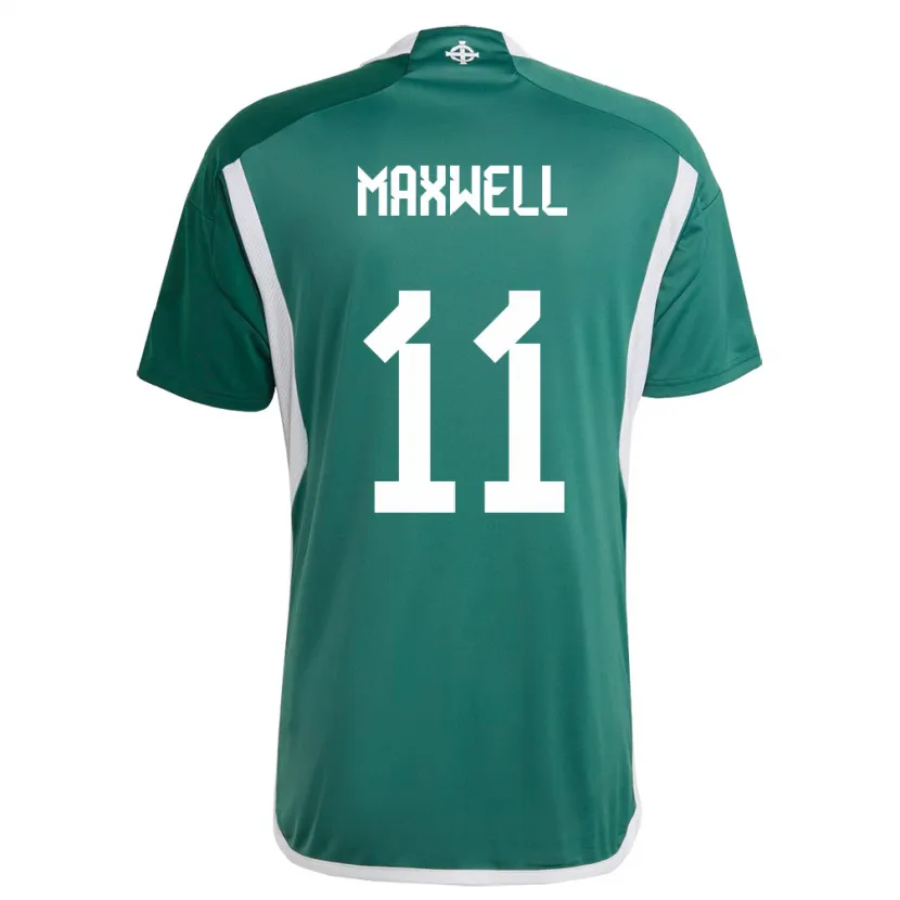 Danxen Kinder Nordirland Danielle Maxwell #11 Grün Heimtrikot Trikot 24-26 T-Shirt Schweiz