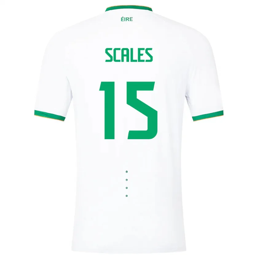 Danxen Kinder Irische Liam Scales #15 Weiß Auswärtstrikot Trikot 24-26 T-Shirt Schweiz