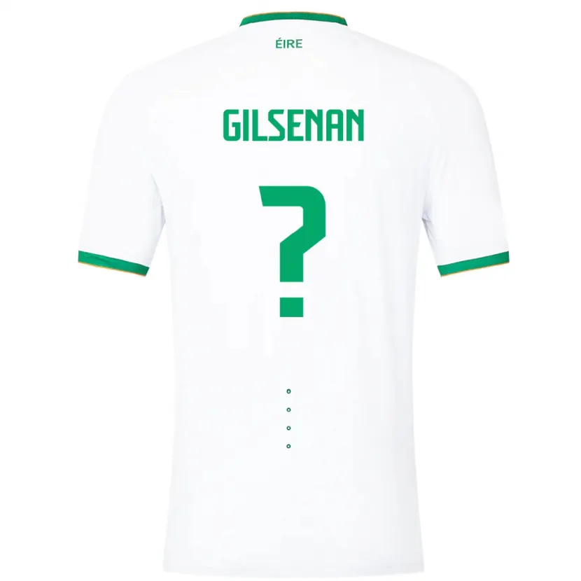 Danxen Kinder Irische Zak Gilsenan #0 Weiß Auswärtstrikot Trikot 24-26 T-Shirt Schweiz