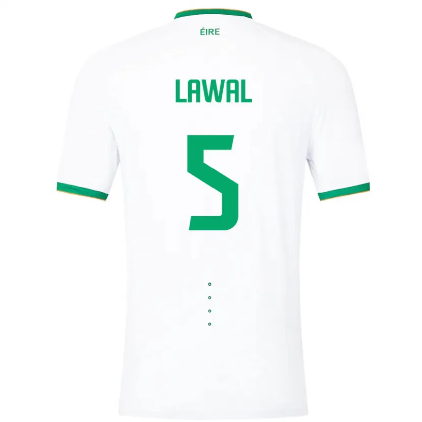 Danxen Kinder Irische Bosun Lawal #5 Weiß Auswärtstrikot Trikot 24-26 T-Shirt Schweiz