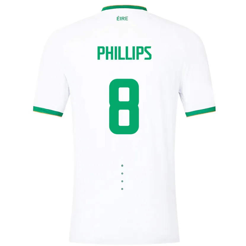 Danxen Kinder Irische Killian Phillips #8 Weiß Auswärtstrikot Trikot 24-26 T-Shirt Schweiz