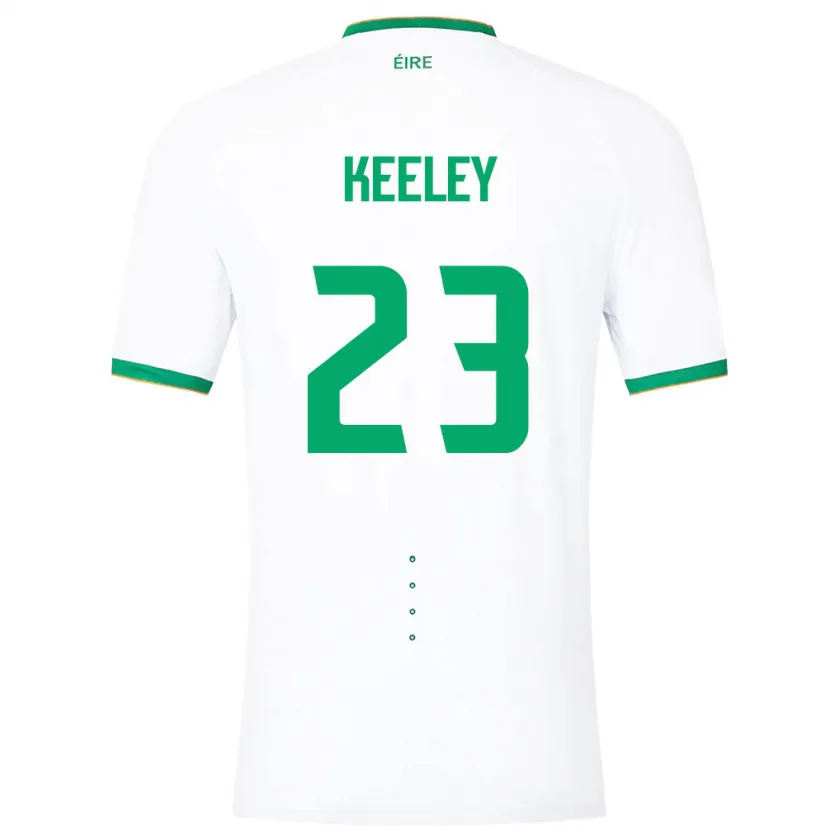 Danxen Kinder Irische Josh Keeley #23 Weiß Auswärtstrikot Trikot 24-26 T-Shirt Schweiz
