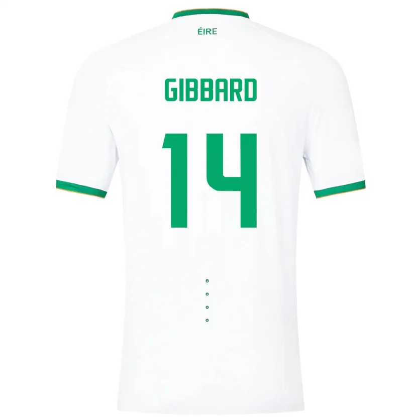 Danxen Kinder Irische Joseph Gibbard #14 Weiß Auswärtstrikot Trikot 24-26 T-Shirt Schweiz