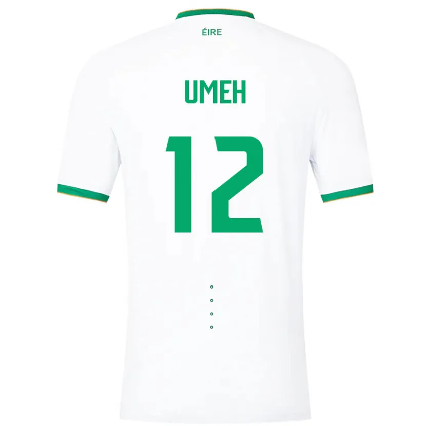 Danxen Kinder Irische Jaden Umeh #12 Weiß Auswärtstrikot Trikot 24-26 T-Shirt Schweiz