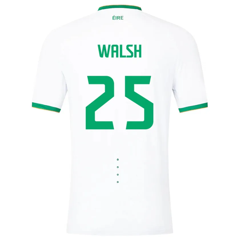 Danxen Kinder Irische Megan Walsh #25 Weiß Auswärtstrikot Trikot 24-26 T-Shirt Schweiz