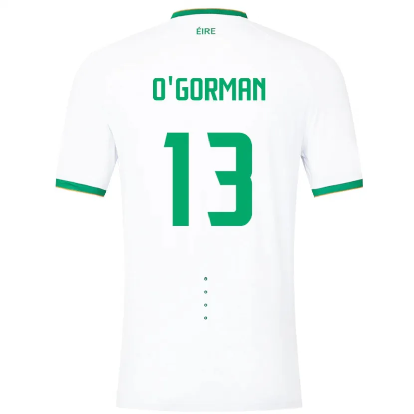 Danxen Kinder Irische Áine O'gorman #13 Weiß Auswärtstrikot Trikot 24-26 T-Shirt Schweiz