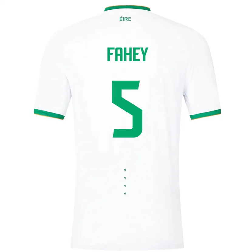 Danxen Kinder Irische Niamh Fahey #5 Weiß Auswärtstrikot Trikot 24-26 T-Shirt Schweiz