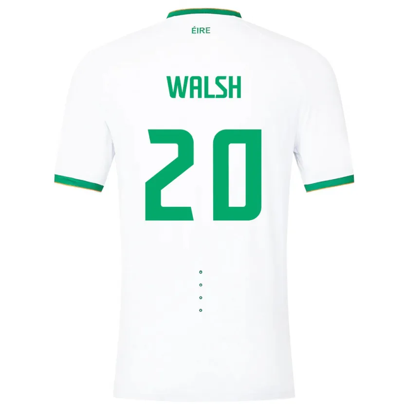 Danxen Kinder Irische Claire Walsh #20 Weiß Auswärtstrikot Trikot 24-26 T-Shirt Schweiz