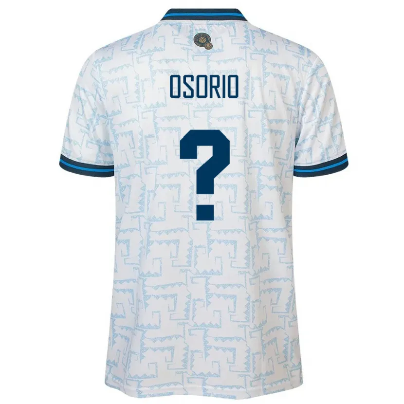 Danxen Kinder El Salvador Harold Osorio #0 Weiß Auswärtstrikot Trikot 24-26 T-Shirt Schweiz