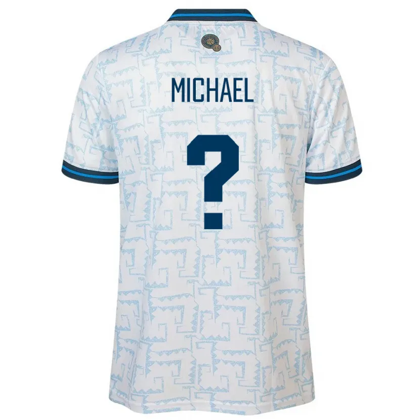 Danxen Kinder El Salvador Michael Rodríguez #0 Weiß Auswärtstrikot Trikot 24-26 T-Shirt Schweiz
