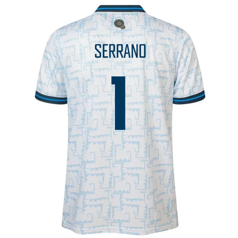 Danxen Kinder El Salvador Idalia Serrano #1 Weiß Auswärtstrikot Trikot 24-26 T-Shirt Schweiz