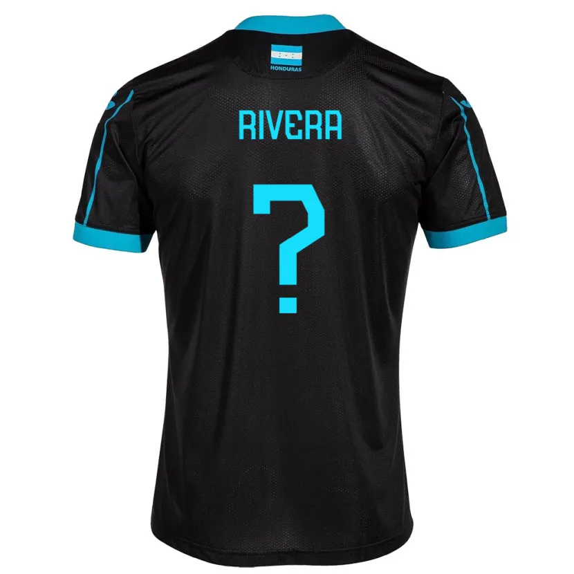 Danxen Kinder Honduras Carmen Rivera #0 Schwarz Auswärtstrikot Trikot 24-26 T-Shirt Schweiz