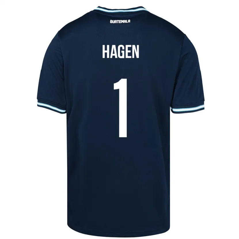 Danxen Kinder Guatemala Nicholas Hagen #1 Blau Auswärtstrikot Trikot 24-26 T-Shirt Schweiz