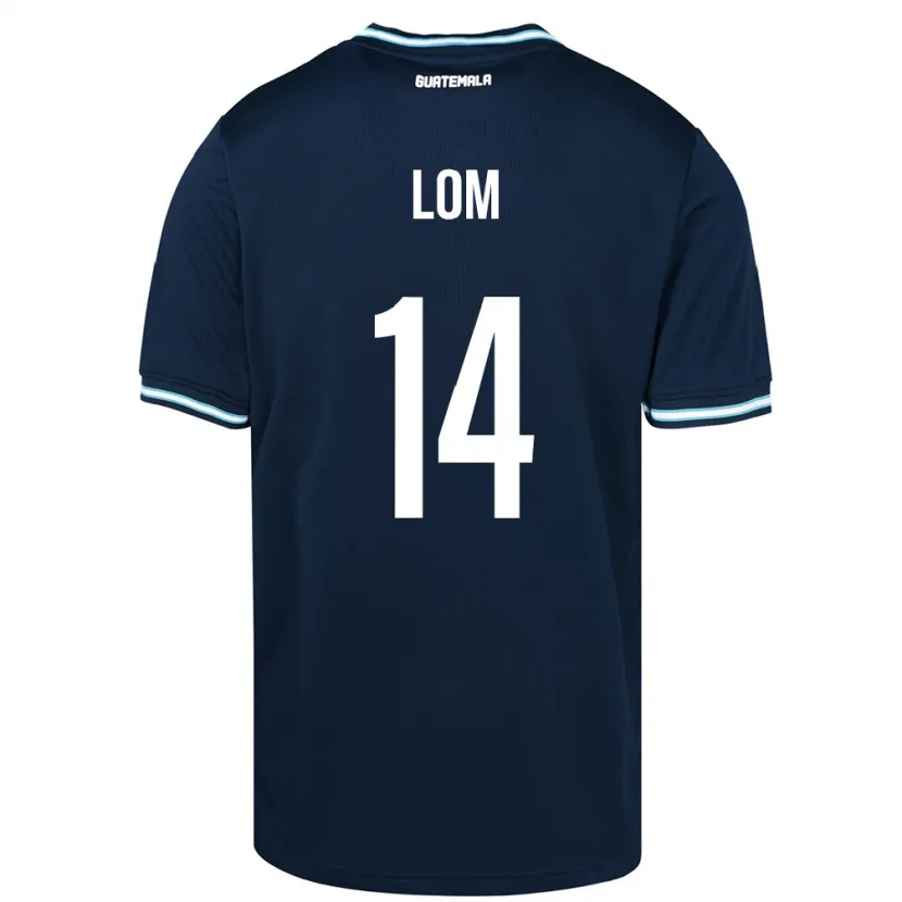 Danxen Kinder Guatemala Darwin Lom #14 Blau Auswärtstrikot Trikot 24-26 T-Shirt Schweiz
