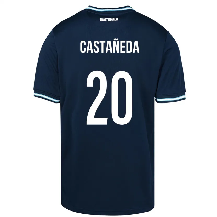 Danxen Kinder Guatemala Brayam Castañeda #20 Blau Auswärtstrikot Trikot 24-26 T-Shirt Schweiz