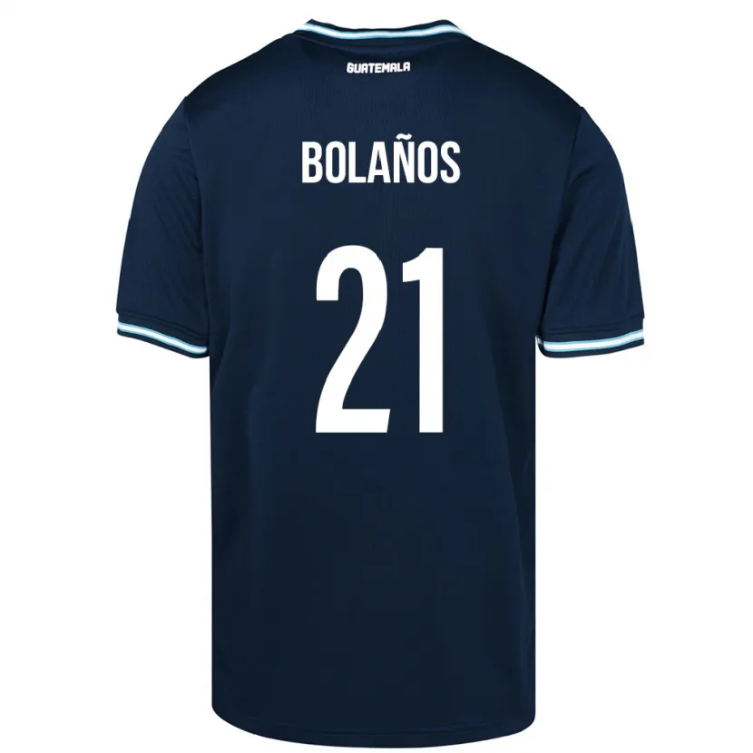 Danxen Kinder Guatemala Diego Bolaños #21 Blau Auswärtstrikot Trikot 24-26 T-Shirt Schweiz