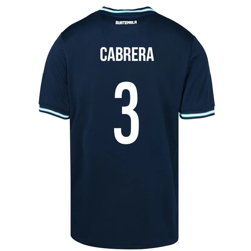 Danxen Kinder Guatemala Gabriel Cabrera #3 Blau Auswärtstrikot Trikot 24-26 T-Shirt Schweiz