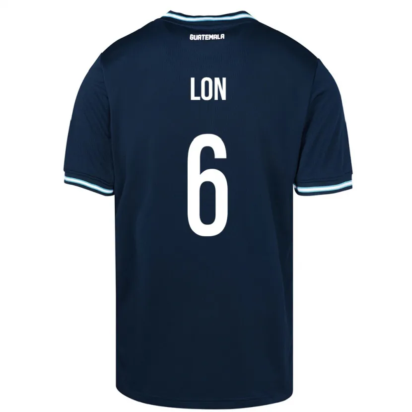 Danxen Kinder Guatemala Ariel Lon #6 Blau Auswärtstrikot Trikot 24-26 T-Shirt Schweiz
