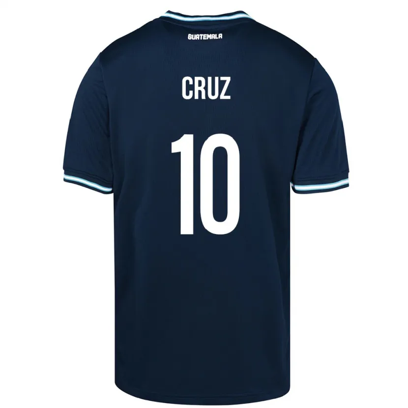 Danxen Kinder Guatemala Axel De La Cruz #10 Blau Auswärtstrikot Trikot 24-26 T-Shirt Schweiz