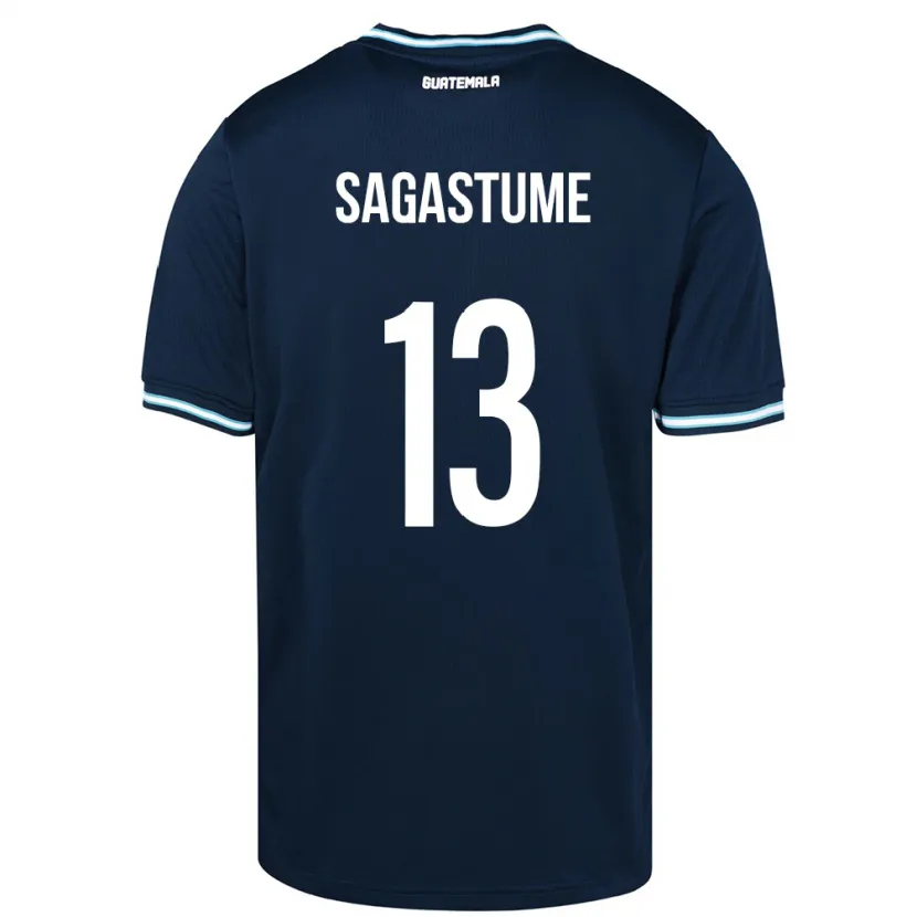 Danxen Kinder Guatemala Selvin Sagastume #13 Blau Auswärtstrikot Trikot 24-26 T-Shirt Schweiz