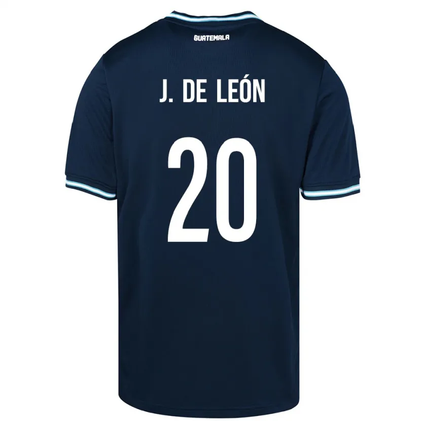 Danxen Kinder Guatemala Jorge De León #20 Blau Auswärtstrikot Trikot 24-26 T-Shirt Schweiz